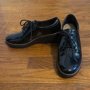 Clarks wedge brogues